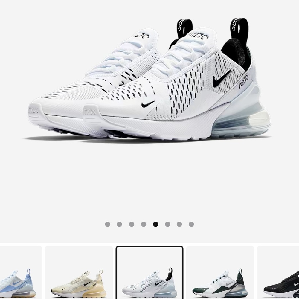 Nike Air Max 270 White/Black Sneakers